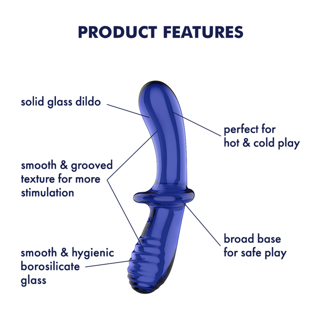 Crystal Glass Double Dildo