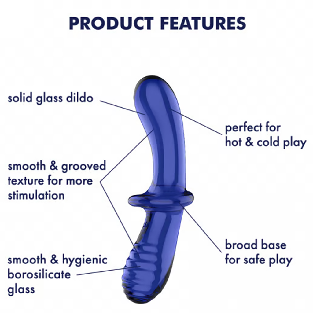 Crystal Glass Double Dildo